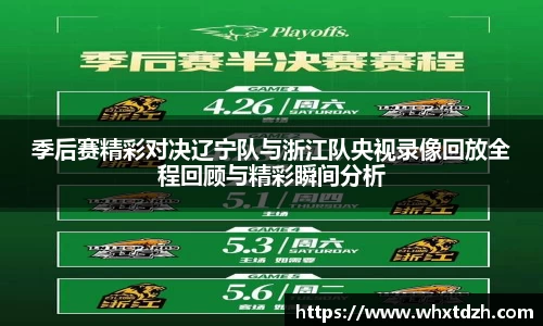 季后赛精彩对决辽宁队与浙江队央视录像回放全程回顾与精彩瞬间分析